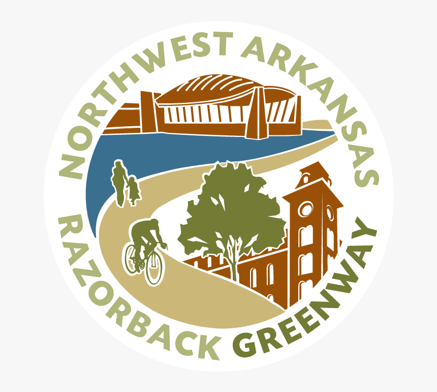 Razorback Greenway Trail Nwa Bike Trail Walking Trail - Razorback Regional Greenway, HD Png Download, Free Download