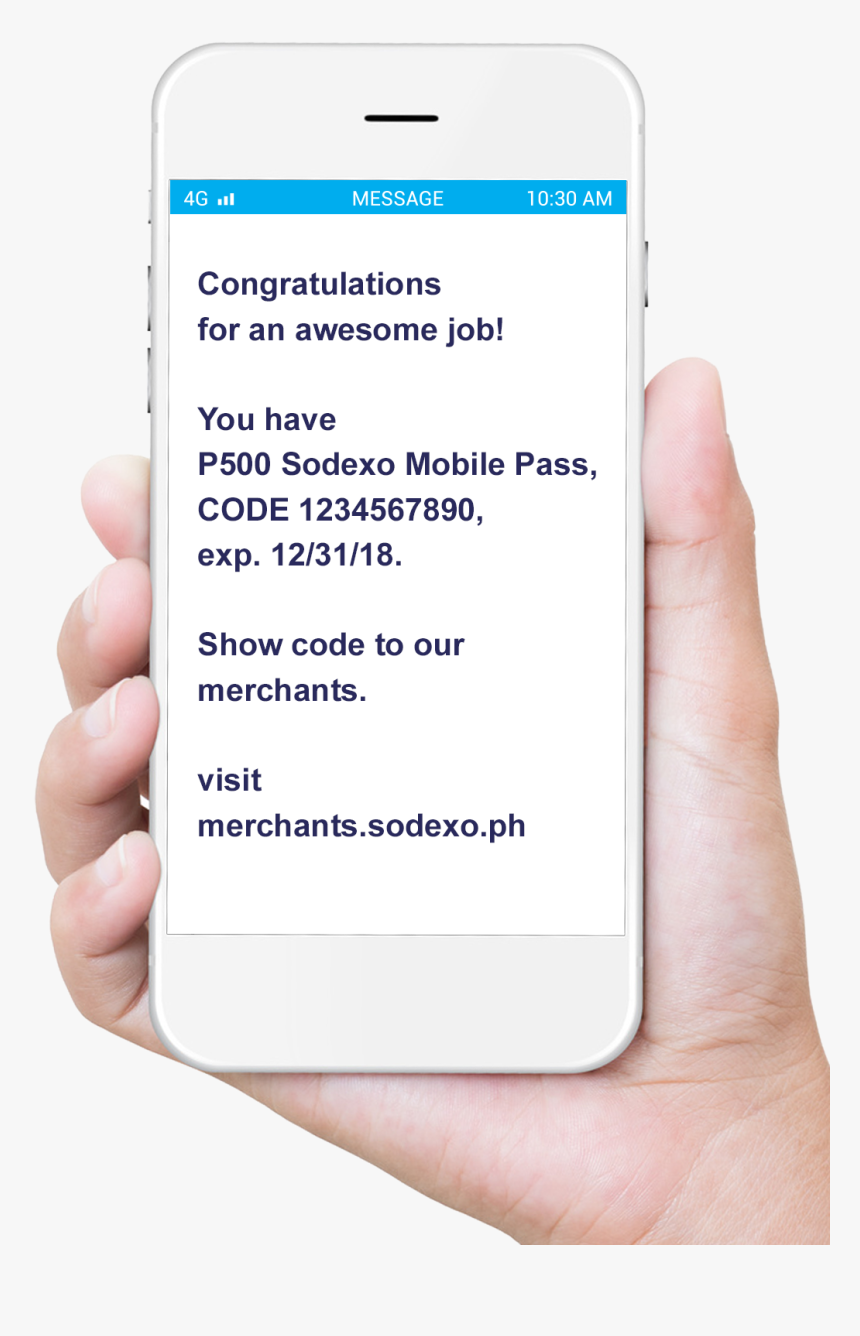 Sodexo Mobile Pass Code, HD Png Download, Free Download