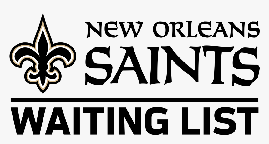 New Orleans Saints Logo Png Saints De La - New Orleans Saints, Transparent Png, Free Download