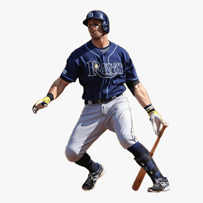 Tampa Bay Rays Running Player - Tampa Bay Rays Player Png, Transparent Png, Free Download