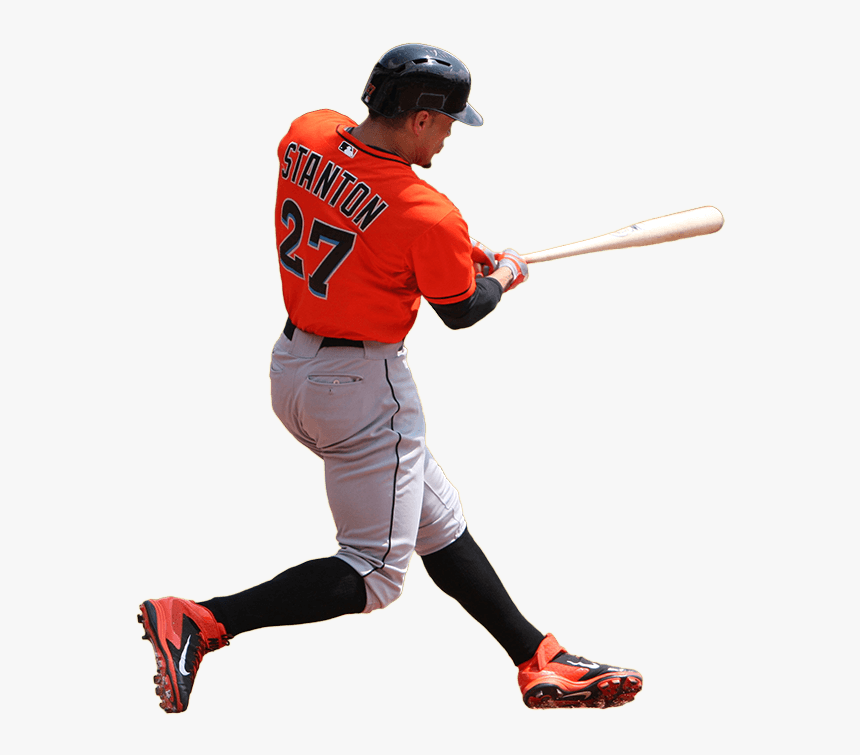 Miami Marlins Giancarlo Stanton - Miami Marlins Player Png, Transparent Png, Free Download