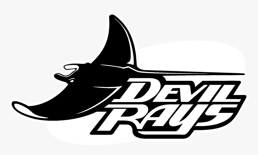 Tampa Bay Devil Rays Logo Black And White - Tampa Rays, HD Png Download, Free Download