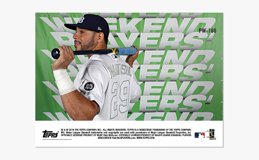2019 Tampa Bay Rays Topps Now® Players Weekend 6 Card - College Baseball, HD Png Download, Free Download