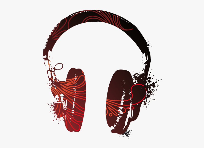 Vector Dj Headphones Logo Png, Transparent Png, Free Download
