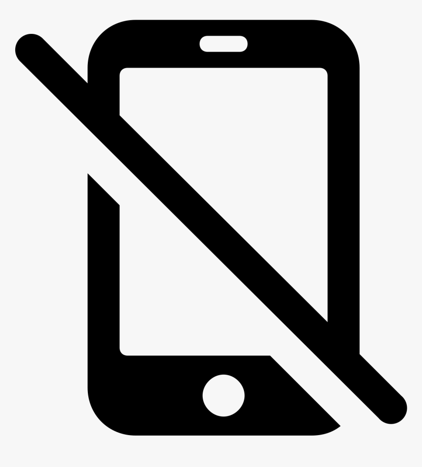 Transparent No Cell Phone Clipart - No Phone Icon Png, Png Download, Free Download