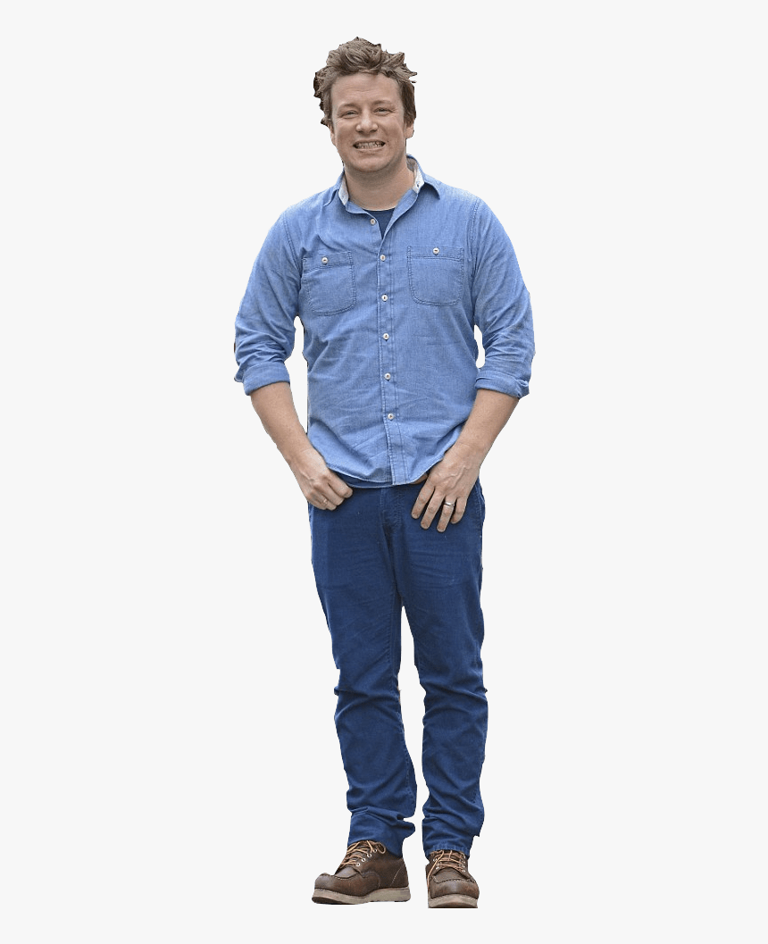 Jamie Oliver Standing - Man Stand Png, Transparent Png, Free Download