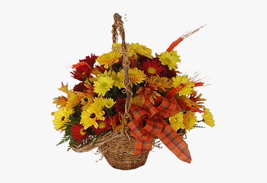 Basket Flower Arrangements Fall, HD Png Download, Free Download