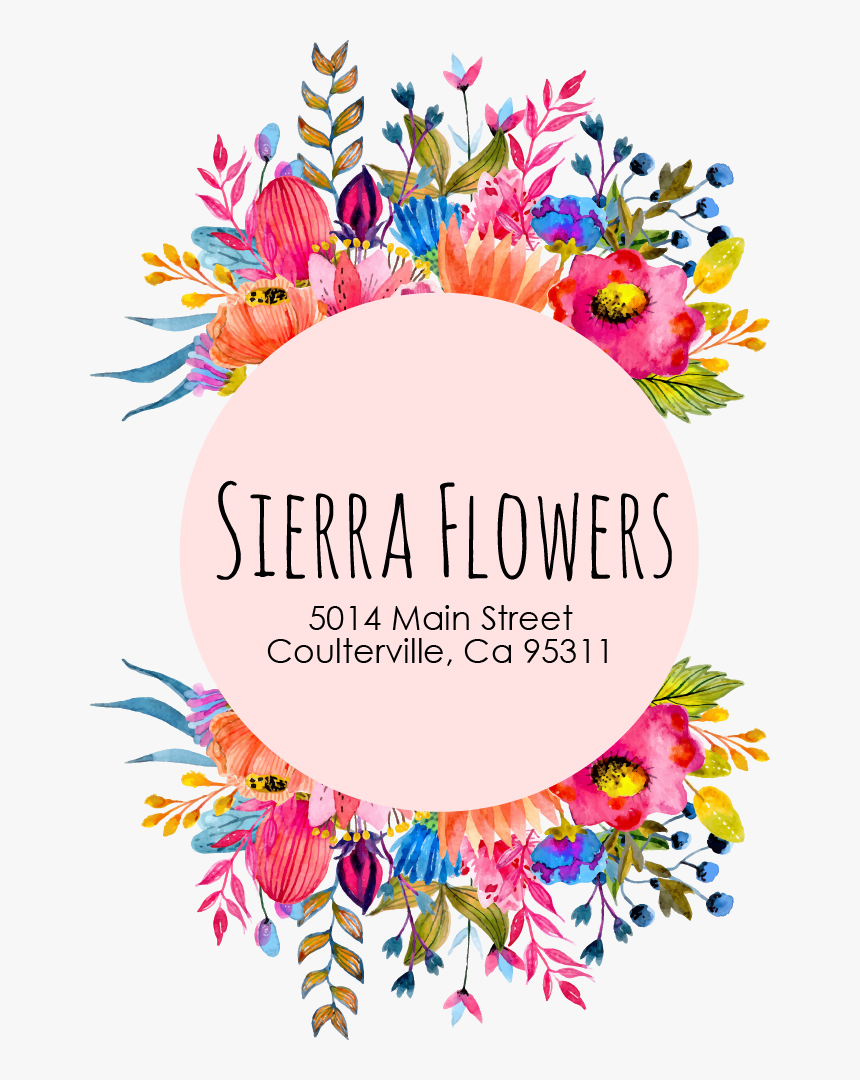 Coulterville, Ca Florist - Well Flower Logo, HD Png Download, Free Download