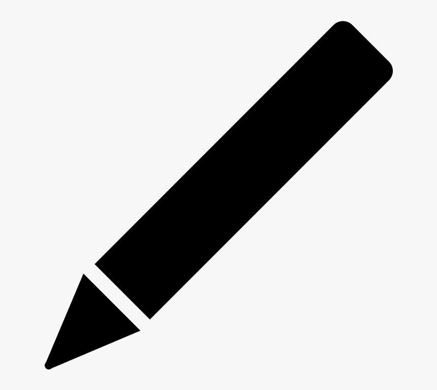 Edit Pencil Icon Bootstrap Clipart , Png Download - Icon Crayon Png, Transparent Png, Free Download