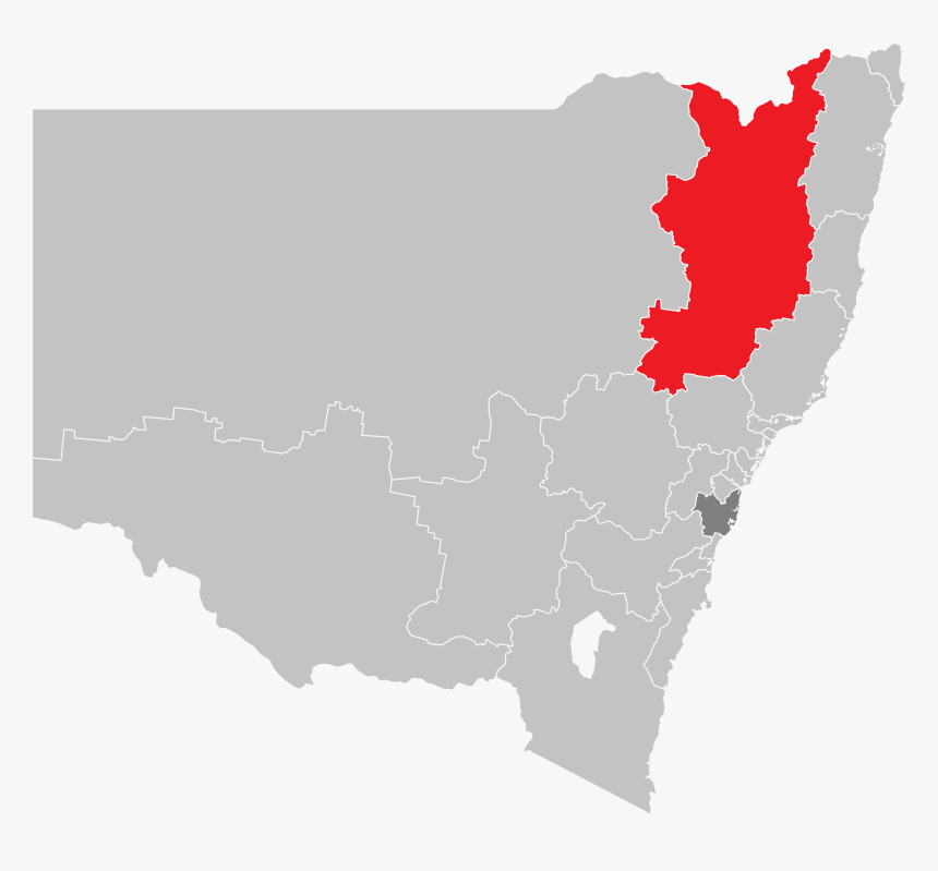 Australian Electoral Division Of New England, 2016 - Federal Election Results Map, HD Png Download, Free Download