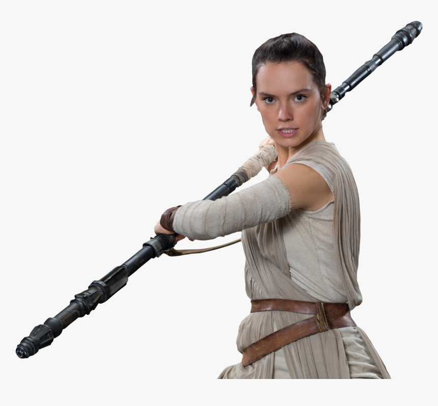 Rey2-fathead - Star Wars Rey Pose, HD Png Download is free transparent png imag...