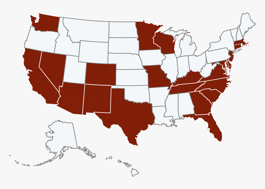 Map Of Total Wine & More Store Locations By State - Selling Montana To Canada, HD Png Download, Free Download