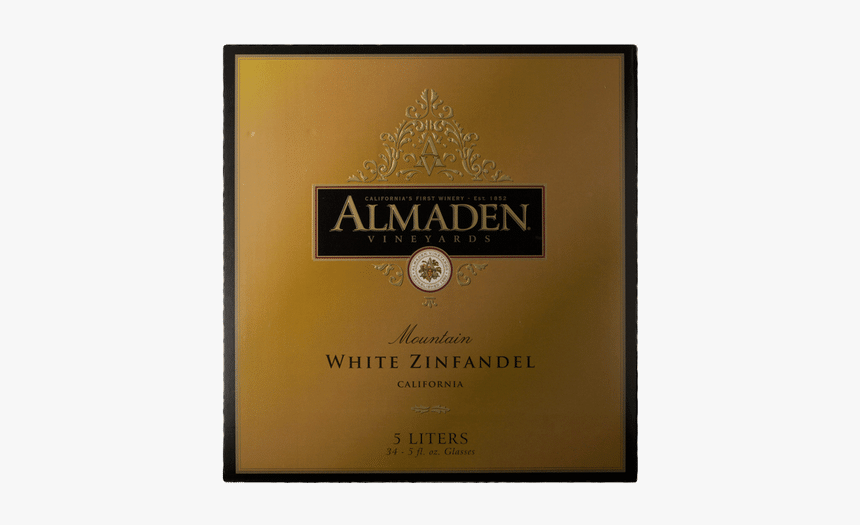 Almaden White Zinfandel - Almaden Box Wine, HD Png Download, Free Download