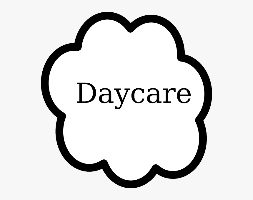 Transparent Daycare Png - Daycare Clipart Black And White, Png Download, Free Download