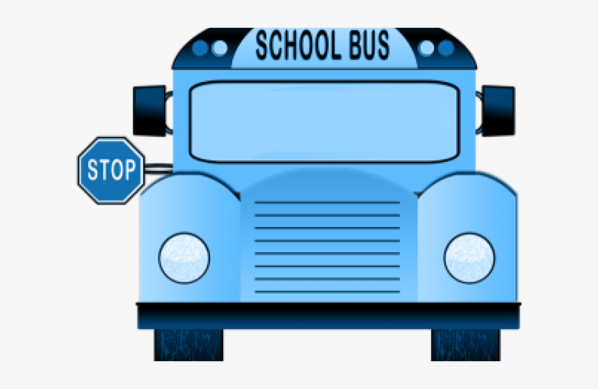 Departure Clipart School Tour - Blue School Bus Clip Art, HD Png Download, Free Download