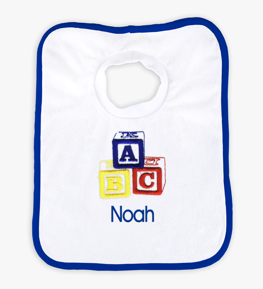 Personalized Bib With Abc Blocks Primary - Label, HD Png Download, Free Download