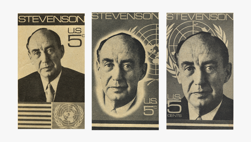 United States Adlai Stevenson Rejected Stamp Designs - United Nations, HD Png Download, Free Download