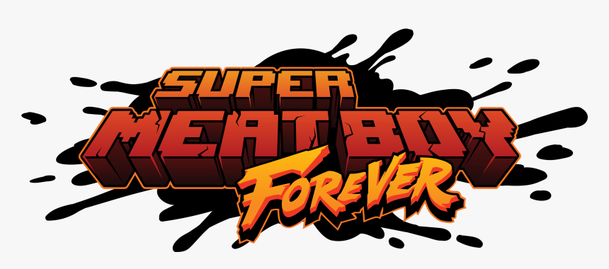 Logo Super Meat Boy Forever - Illustration, HD Png Download, Free Download