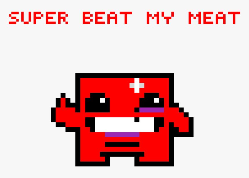 Transparent Super Meat Boy Png - Meat Boy 8 Bit, Png Download, Free Download