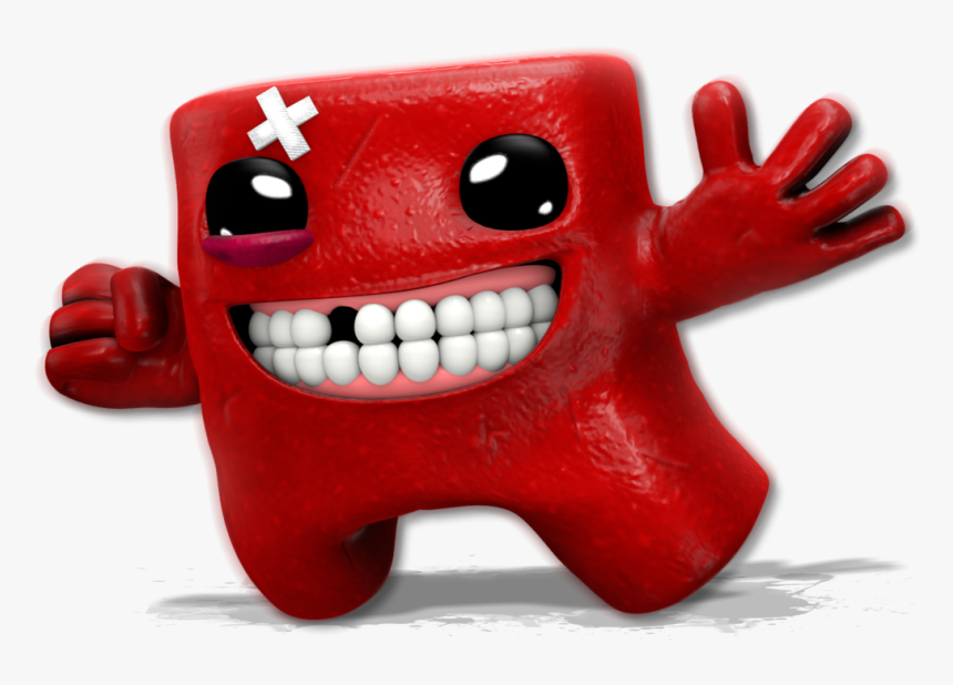 Super Meat Boy Render , Png Download - Meat Boy Render, Transparent Png, Free Download