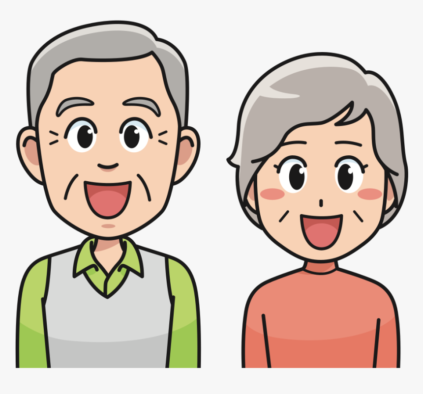 Happy Couple - Grandfather Png, Transparent Png, Free Download