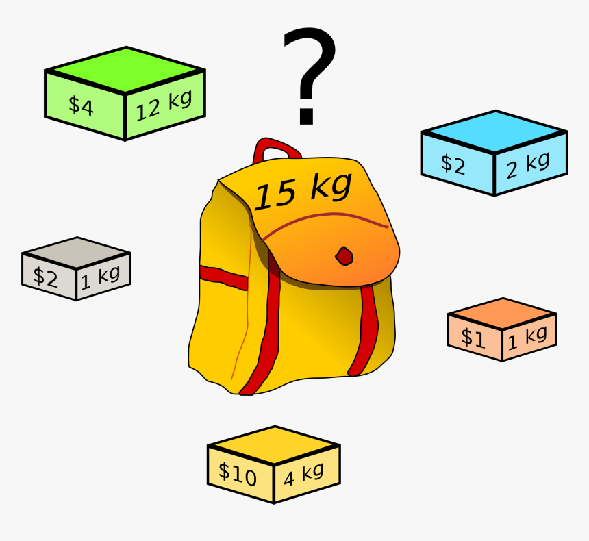 Clipart Definition Problem Solving - Knapsack Problem, HD Png Download, Free Download