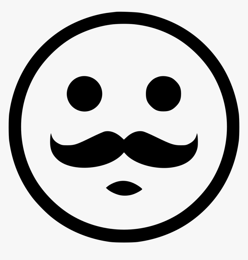 Gentleman Mustache Smile Smiley - Smiley, HD Png Download, Free Download