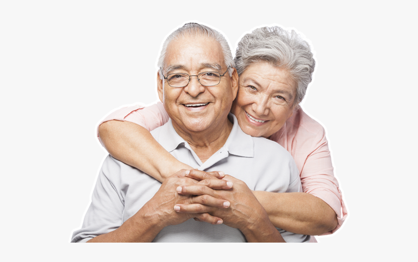 Smiling Couple - Old Age Png, Transparent Png, Free Download