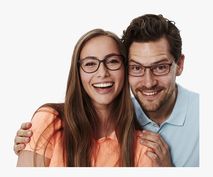 Couple - Eye Glasses For Men Womens Hd Png, Transparent Png, Free Download