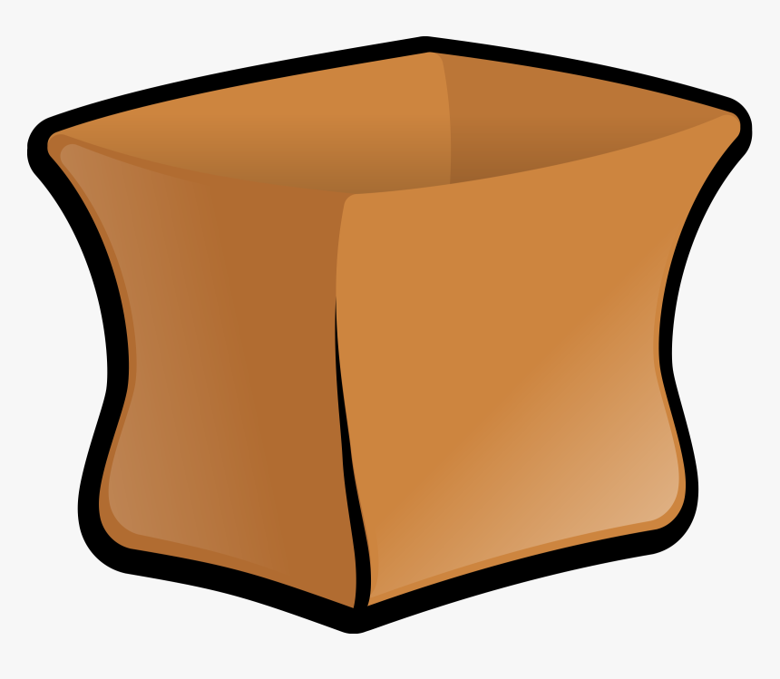 Sack Svg Clip Arts - Open Paper Bag Clipart, HD Png Download, Free Download