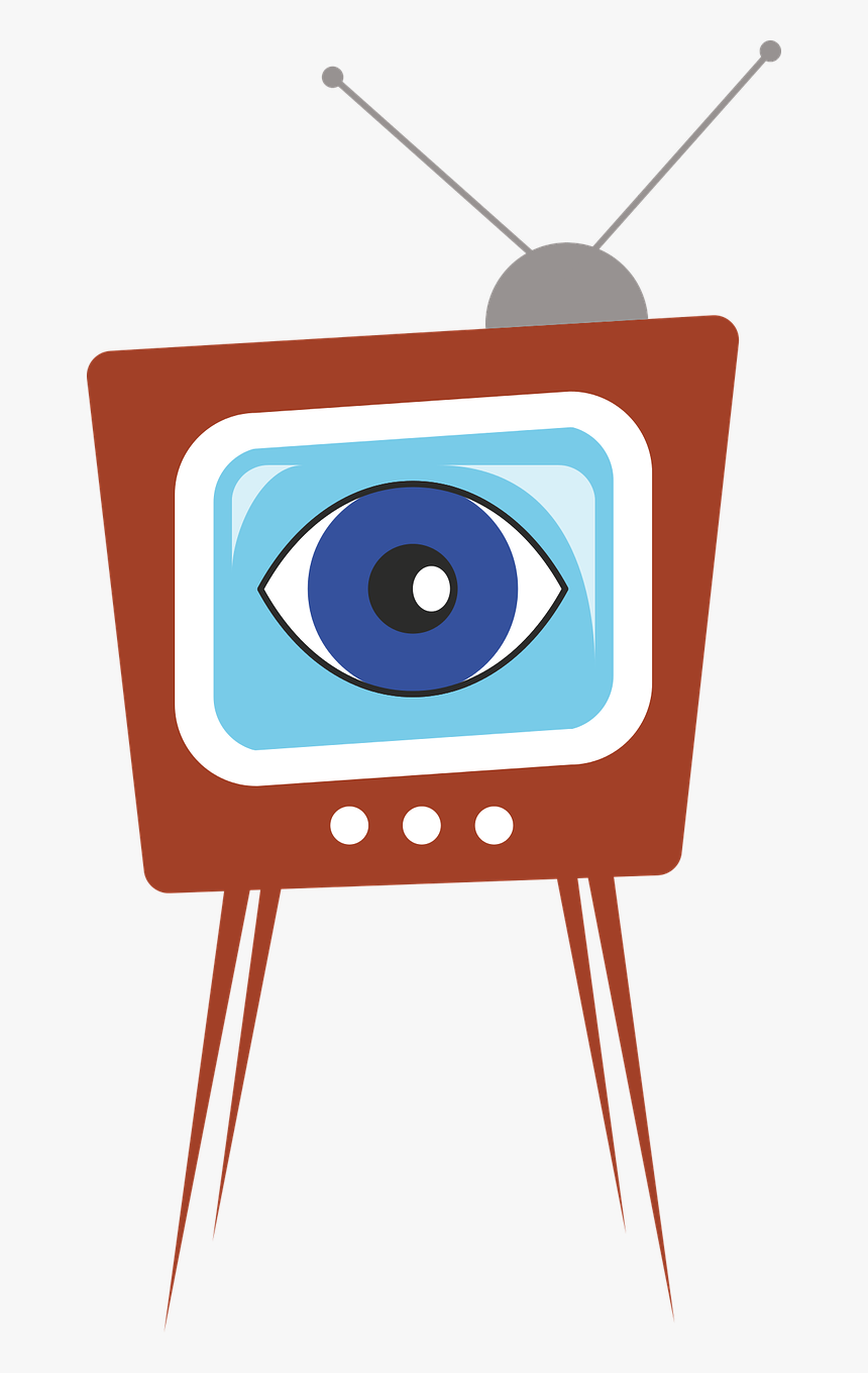 Watching Television Watching Television Free Photo - Television, HD Png Download, Free Download