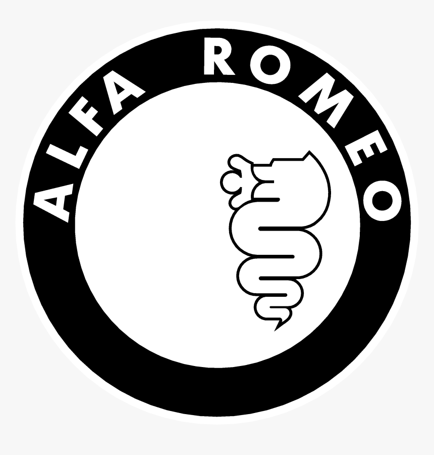 Alfa Romeo Logo Black And White - Alfa Romeo Logo Illustrator, HD Png Download, Free Download