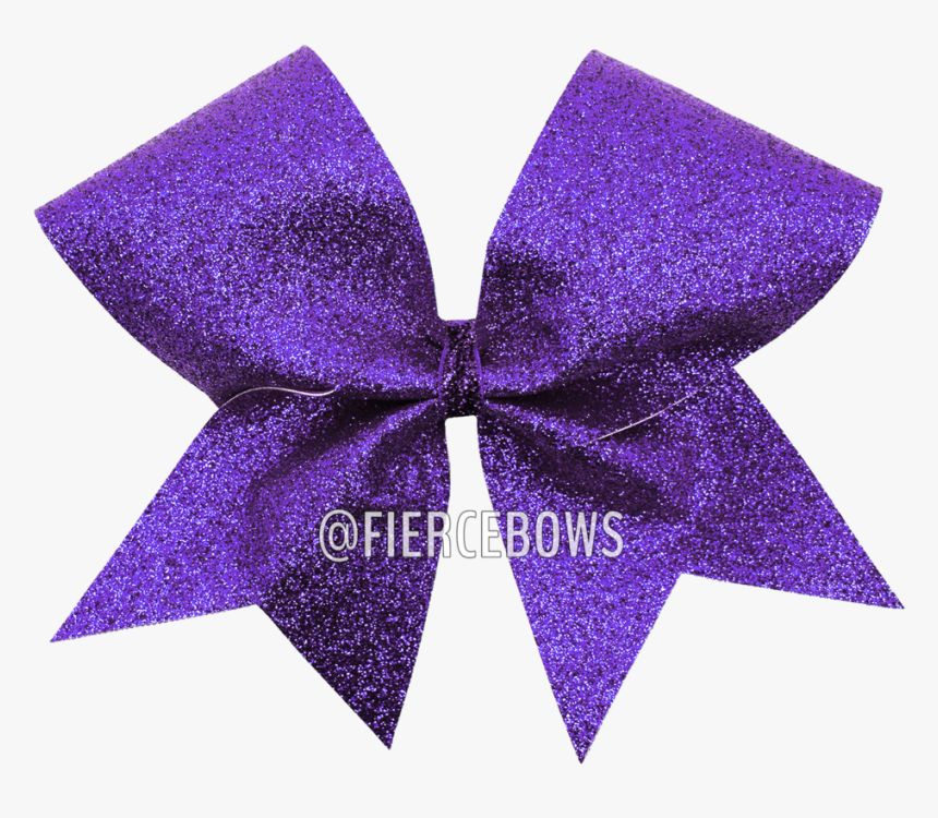 Bow Shop, Purple Glitter, Cheer Bows, Sparkles, Purple - Green Sparkly Cheer Bow, HD Png Download, Free Download