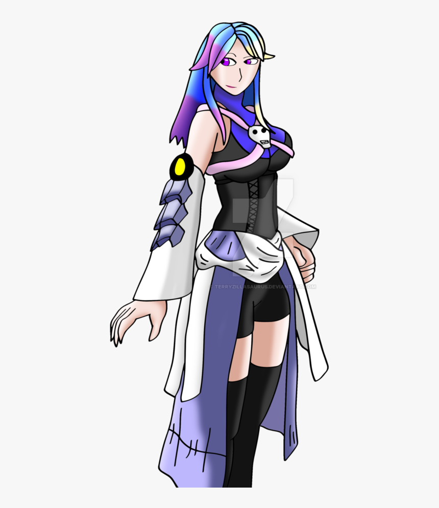 Cartoon,anime,long Hair,black Hair,illustration,hime - Kingdom Hearts Aqua Thicc, HD Png Download, Free Download