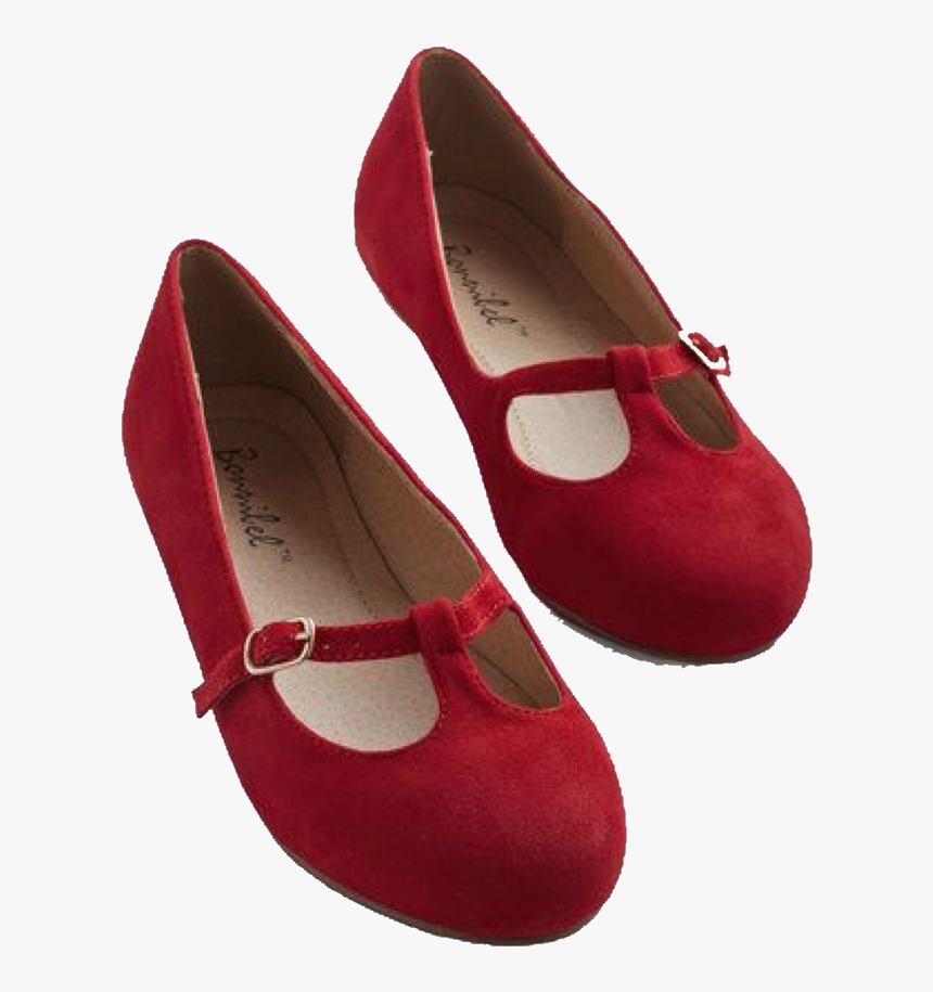 Transparent Ballerina Shoes Png - Red Round Toed Flat Shoes, Png Download, Free Download