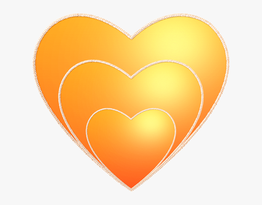 Clipart Heart Gold .png, Transparent Png, Free Download