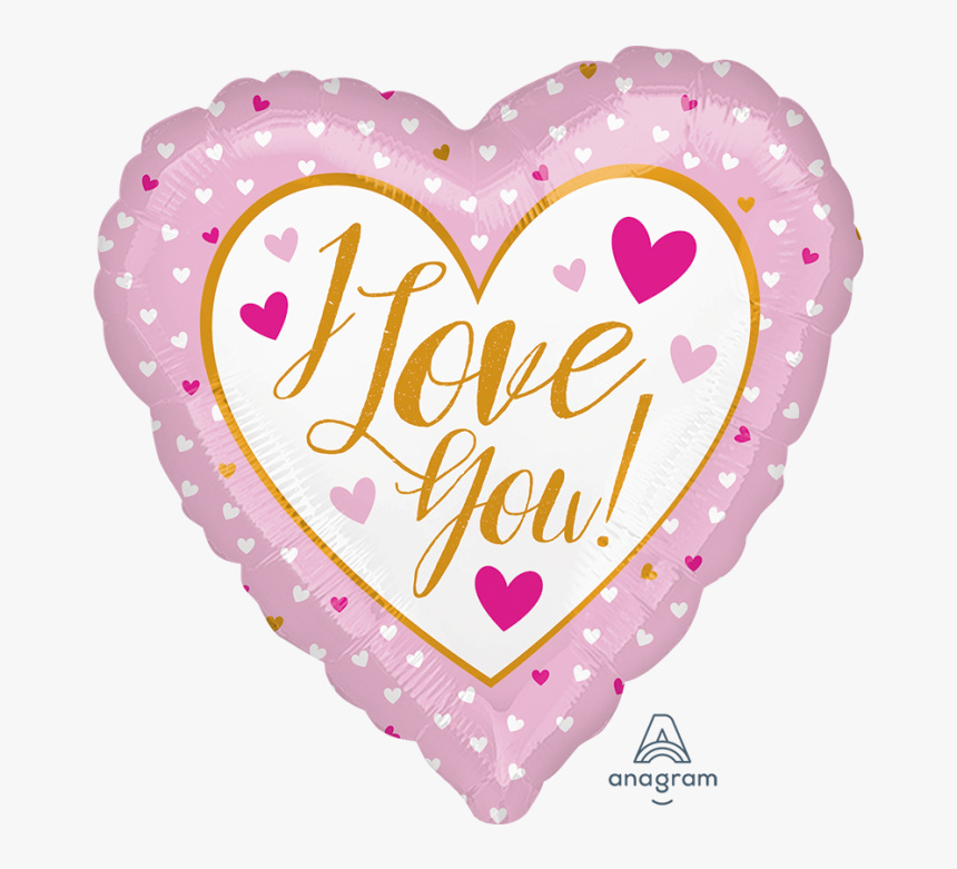 Foil Balloon I Love You Pink, HD Png Download, Free Download