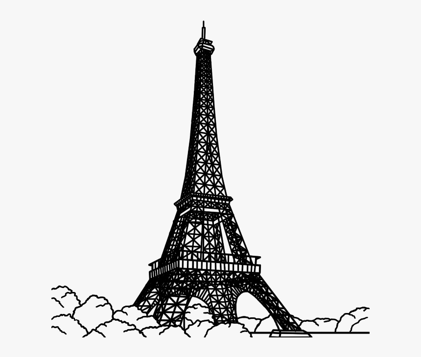 Eiffel Tower Silhouette Png - Eiffel Tower Silhouette No Background, Transparent Png, Free Download