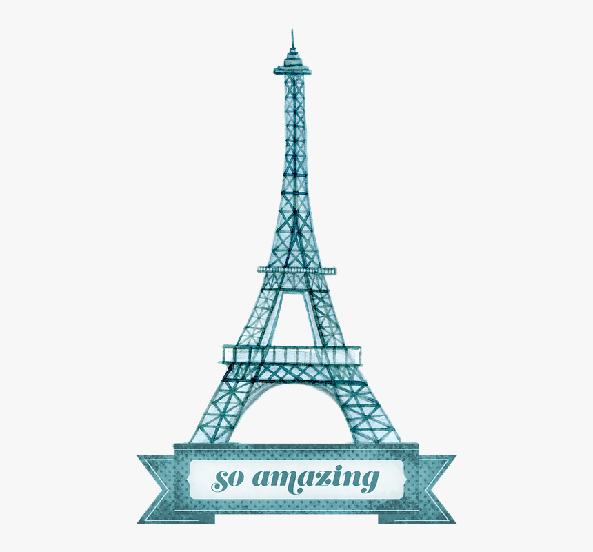 Eiffel Tower, Eiffel, Tower, Paris, France, Europe - Torre Eiffel Dibujo Png, Transparent Png, Free Download