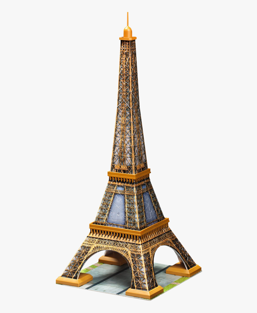 Eiffel Tower 17” 3d Puzzle - Eiffel Tower In 3d, HD Png Download, Free Download