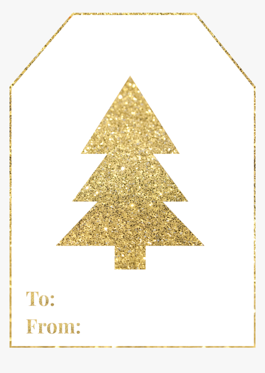 Gold Free Printable Christmas To From Tags - Christmas Tag Hd, HD Png Download, Free Download