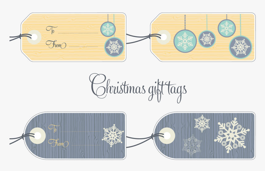 Christmas Gift Tags Example Image - Envelope, HD Png Download, Free Download