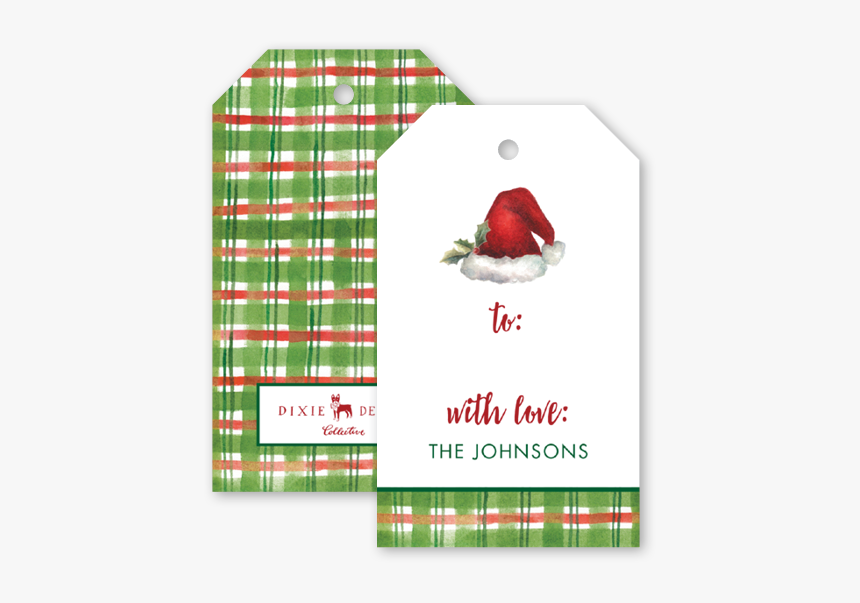 Christmas Plaid Gift Tags - Tartan, HD Png Download, Free Download