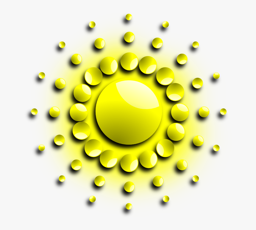 Sun With Spherical Sunrays Svg Clip Arts - Sinar Abstrak, HD Png Download, Free Download