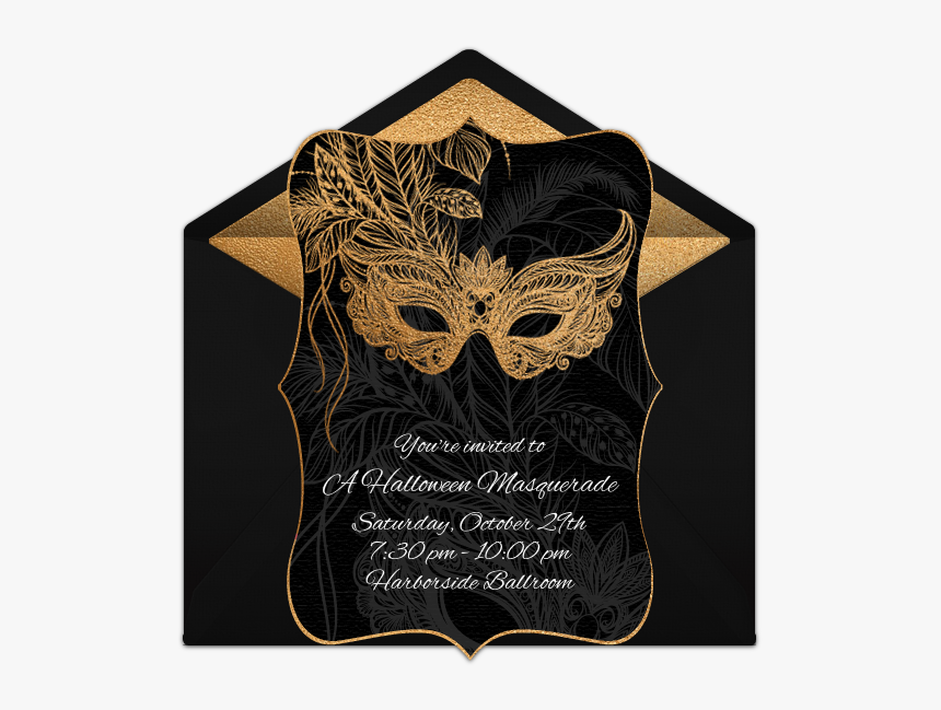 Murder Mystery Masquerade Invitations, HD Png Download, Free Download