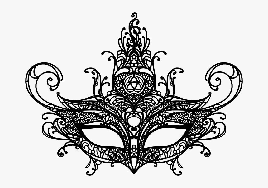 Vector Lace Svg - Masquerade Lace Mask Png, Transparent Png, Free Download