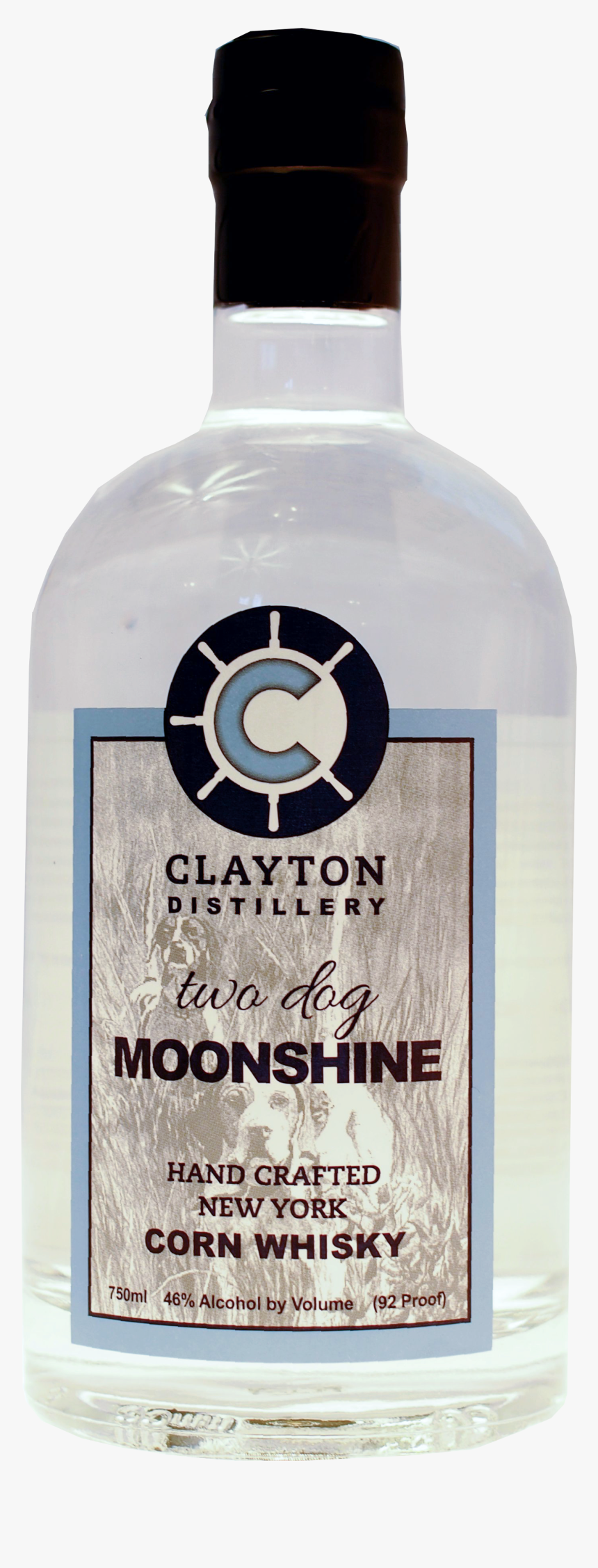 Two Dog Moonshine - Glass Bottle, HD Png Download, Free Download