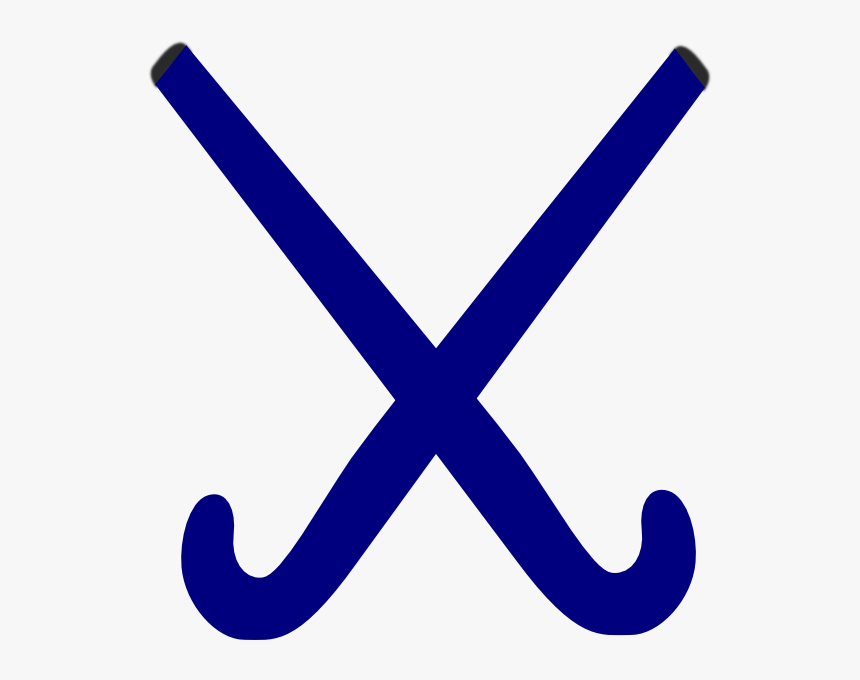 Hockey Sticks Blue Clip Art - Blue Field Hockey Sticks, HD Png Download, Free Download