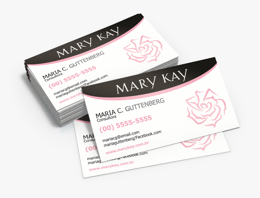 Carto De Visita Mary Kay - Mary Kay, HD Png Download, Free Download