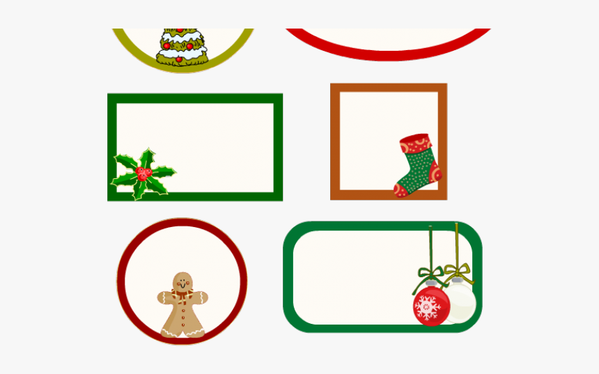 Christmas Tag Clipart, HD Png Download, Free Download